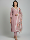 Adaah Pink  Three-piece Suit
