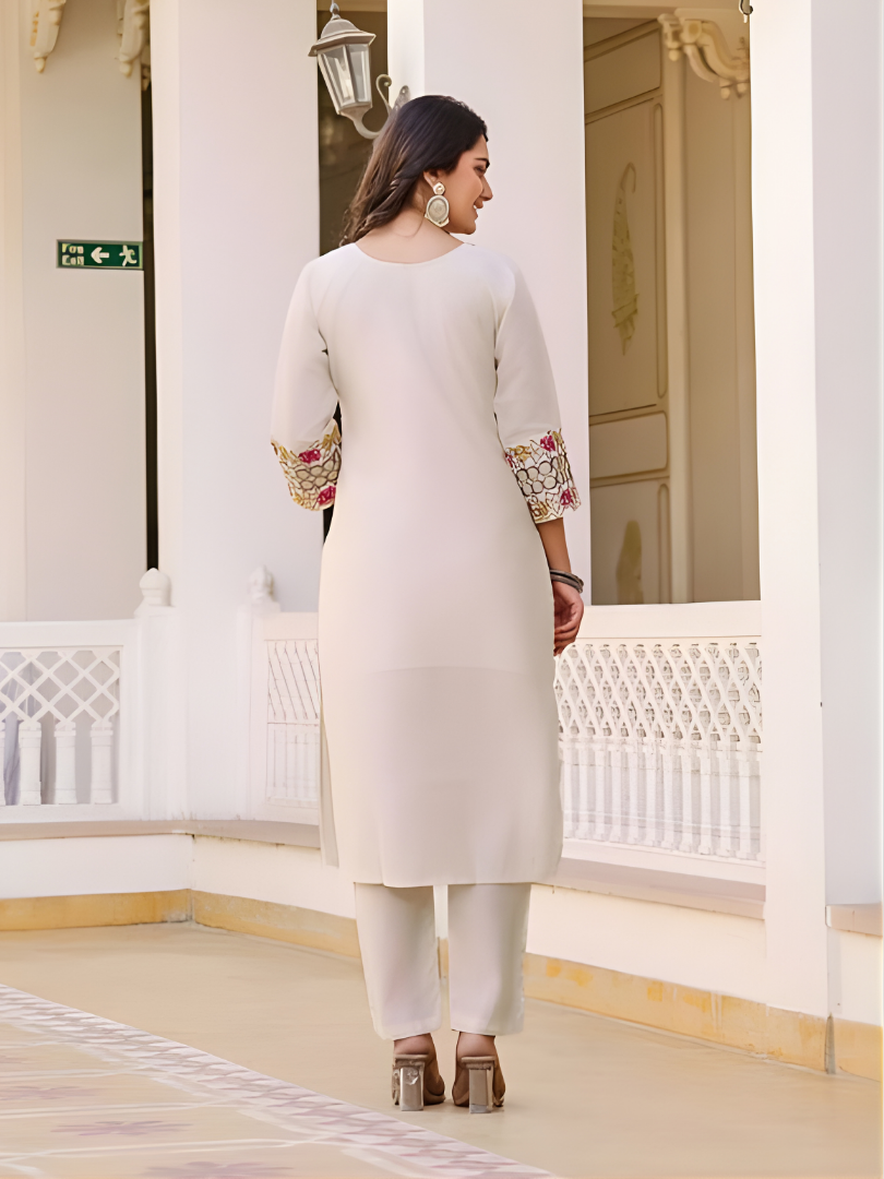 Adaah Noor Pink– Three-Piece Suit