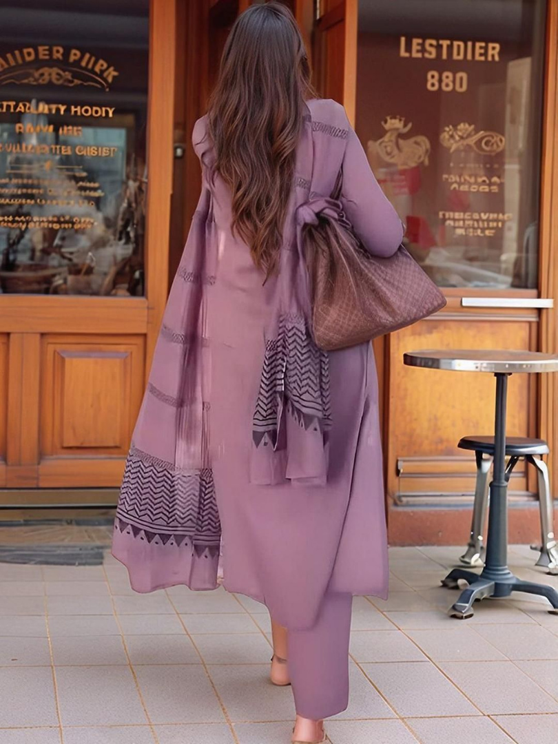 Soft Mulberry Classic Three Piece Suit
