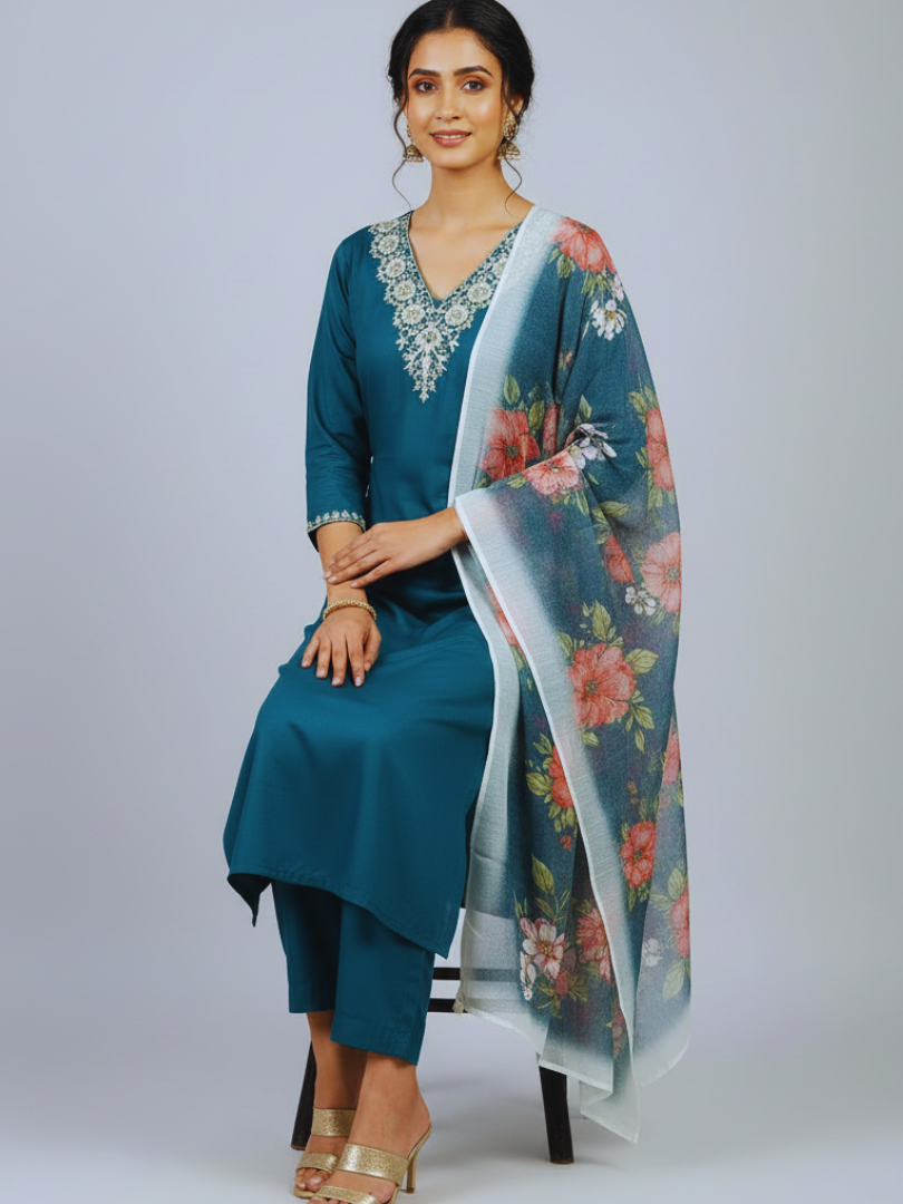 Adaah Noor Three-piece Suit