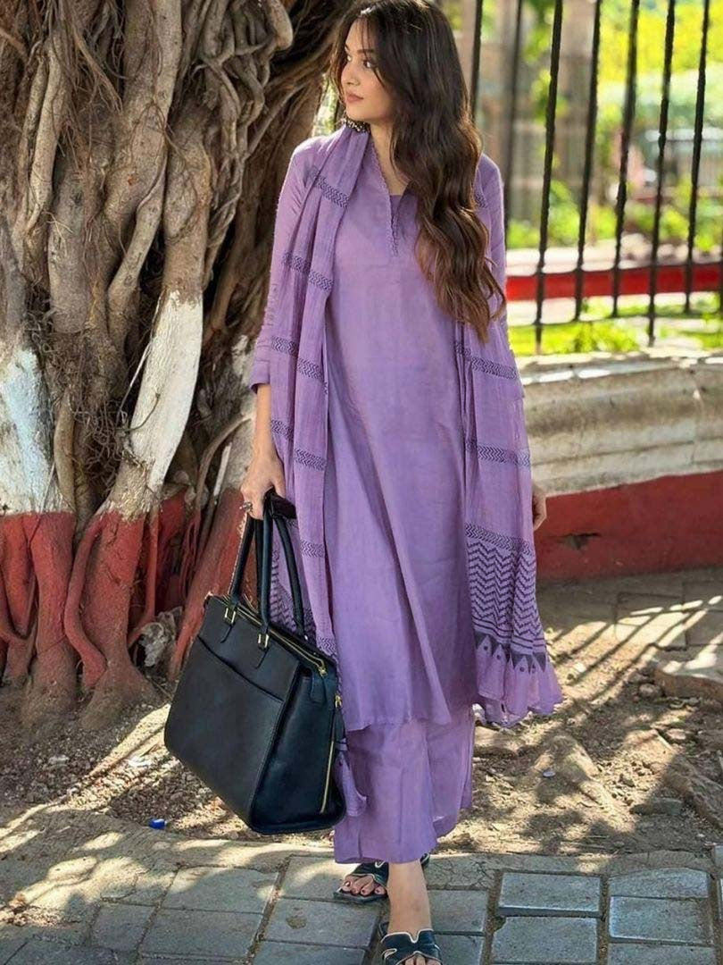 Adaah Purple Classic Three Piece Suit