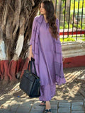 Adaah Purple Classic Three Piece Suit