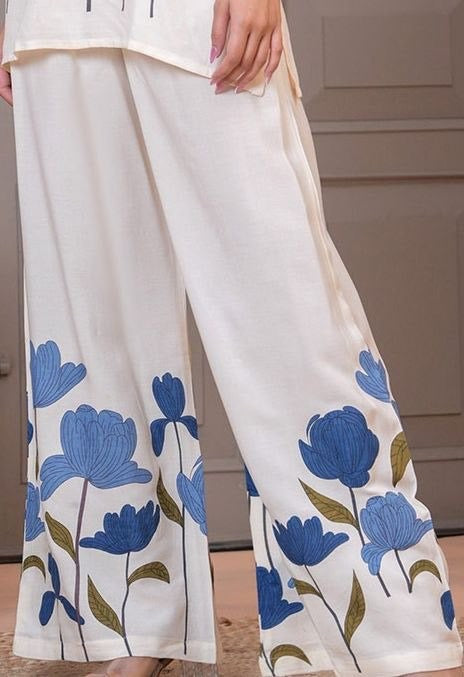 Adaah Ivory Bloom – Printed Co-Ord Set