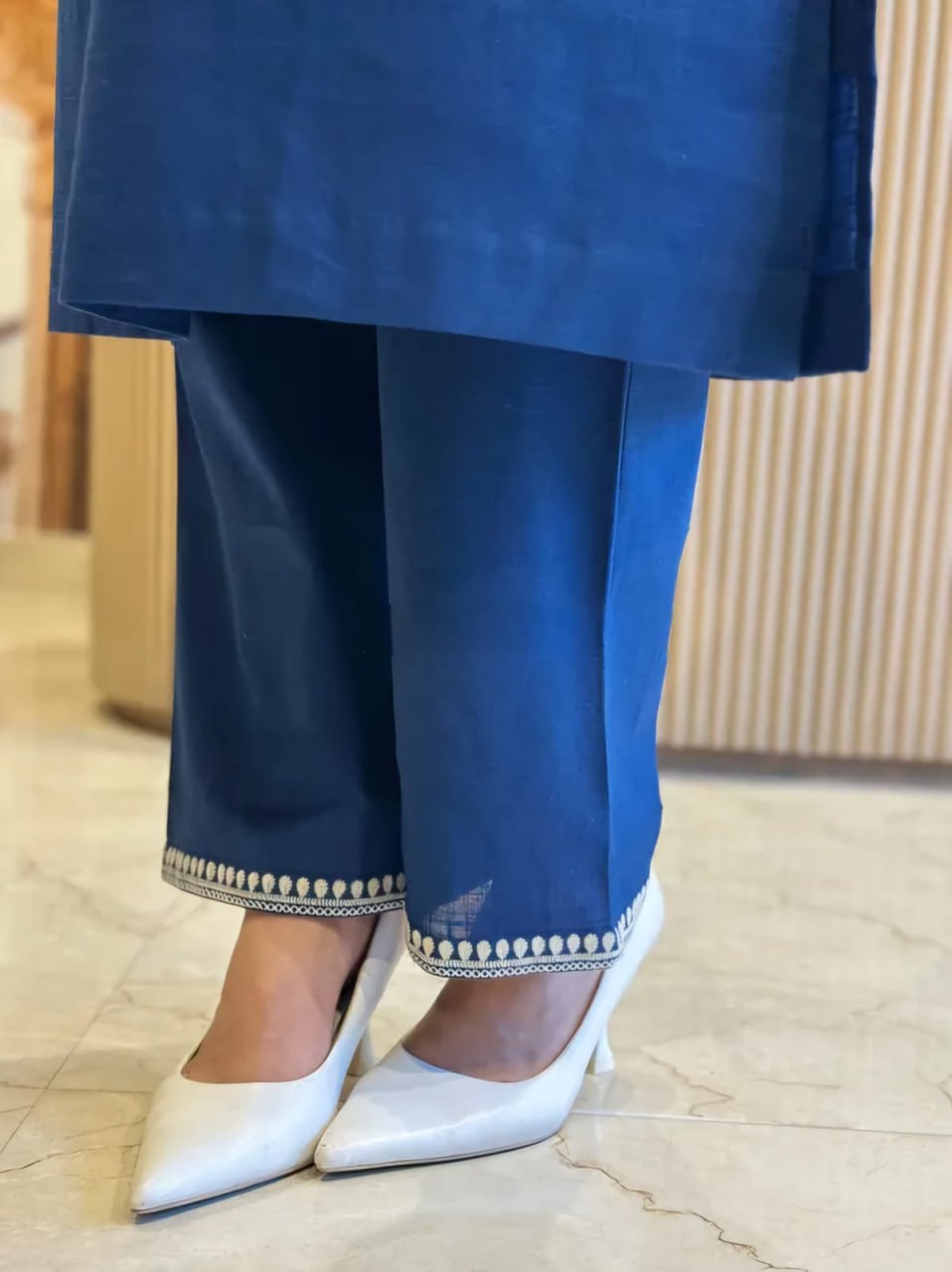 Adaah Noor Navy Cord Set