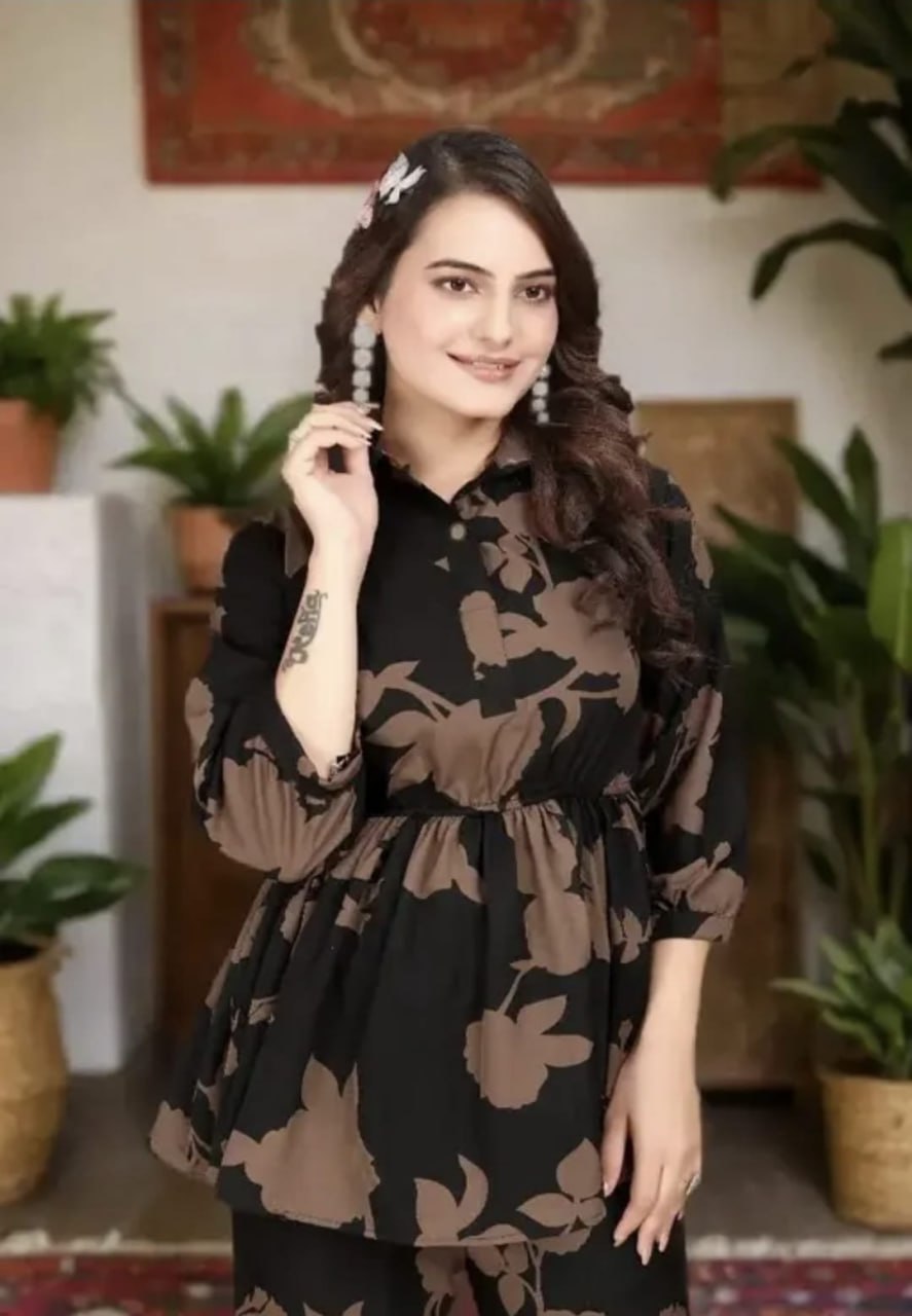 Adaah Noor Black Cord Set